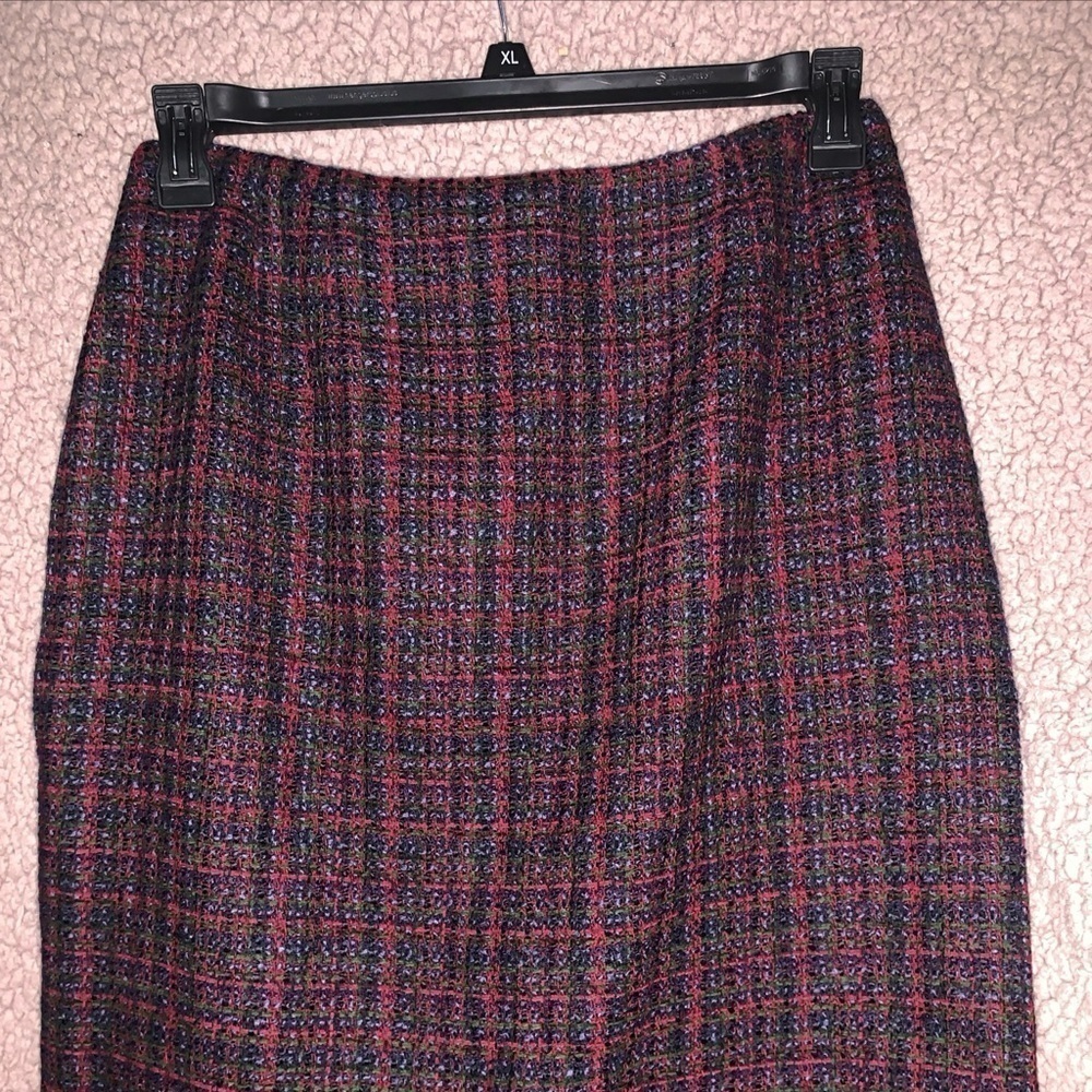 Kasper And Company A.S.L Wool Blend Pencil Skirt Size 12 Womens